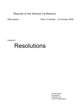 35 C/Resolution 103 - UNESDOC Database