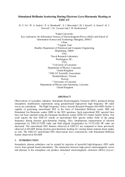 Stimulated Brillouin Scattering During Electron Gyro