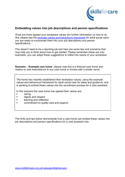 Embedding values in job descriptions