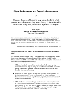 A Theory of Learning for the Mobile Age