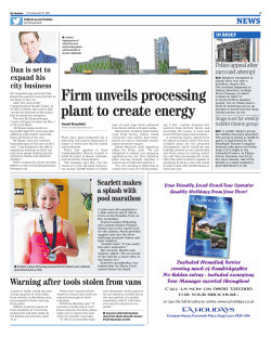 Firm unveils processing plant to create energy