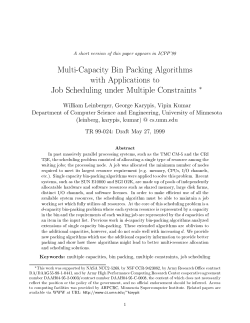 Multi-Capacity Bin Packing Algorithms with