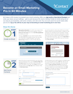 Become an Email Marketing Pro in 60 Minutes
