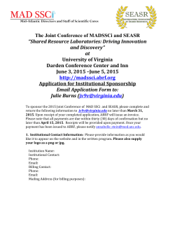 The Joint Conference of MADSSCi and SEASR