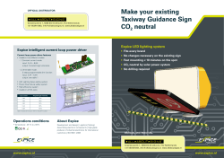 Make your existing Taxiway Guidance Sign CO2 neutral