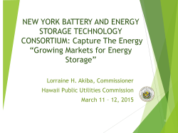 NEW YORK BATTERY AND ENERGY STORAGE - NY-BEST