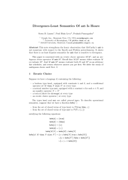 Divergence-Least Semantics Of amb Is Hoare