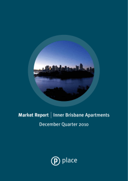 Market Report Inner Brisbane Apartments