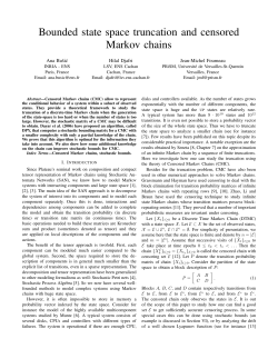 Bounded state space truncation and censored Markov chains