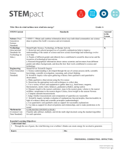 How do wind turbines turn wind into energy? Grade: 6
