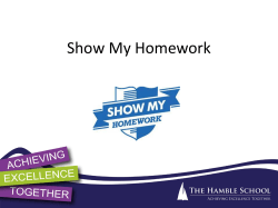 Show My Homework - The Hamble School