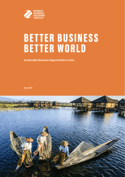 Sustainable Business Opportunities in Asia