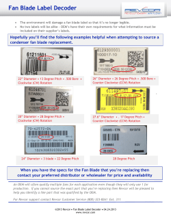 Fan Blade Label Decoder