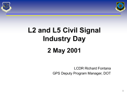 GPS Modernization Legacy User Equipment Compatibility Tests