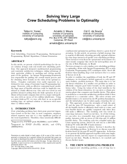 Solving Very Large Crew Scheduling Problems to Optimality