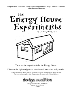 The House Experiments