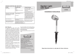 Garden Light LED Spot