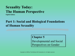 Sexuality Today: The Human Perspective Chapter