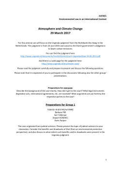 Atmosphere and Climate Change 29 March 2017
