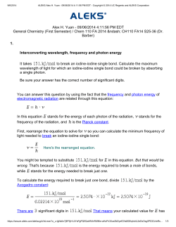 Interconverting wavelength, frequency, and photon energy