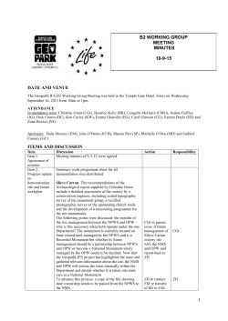 B2 WG meeting minutes 16-9-15