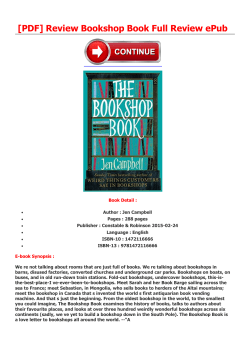 Review Bookshop Book Full Review ePub