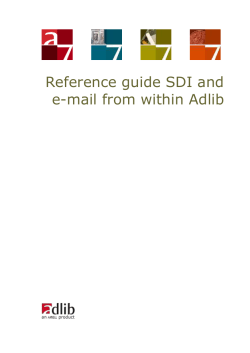 "SDI and e-mail from Adlib_A5"