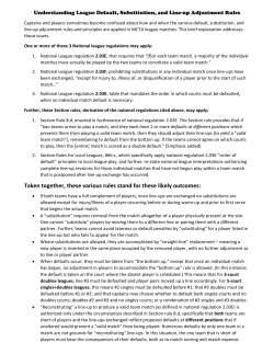 Taken together, these various rules stand for these likely outcomes: