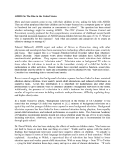 ADHD On The Rise in the United States