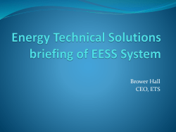 Energy Technical Solutions briefing to Taco Bell