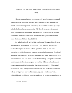 Why Poor and Why Rich: International Surveys Validate Attribution