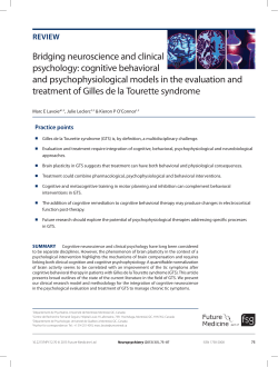 Bridging neuroscience and clinical psychology: cognitive behavioral