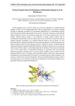 CODECS 2013 Workshop. San Lorenzo de El Escorial, Madrid, 18th