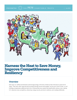 Harness the Heat to Save Money, Improve Competitiveness and