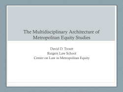 CLiME Architecture of MetroEquity