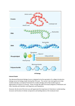 AP Biology Term #1 Mukwevho