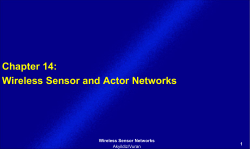 CSCE 990: Sensor Networks