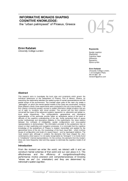 INFORMATIVE MONADS SHAPING COGNITIVE KNOWLEDGE: the