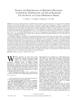 testing the performance of different processes to generate