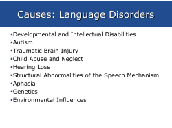 Autism Spectrum Disorder