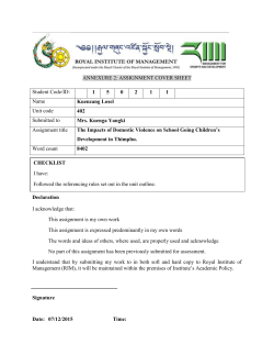 Impacts of Domestic Violence on Children`s Development