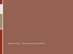 The New Hosting Platform - CU*Answers Web Services