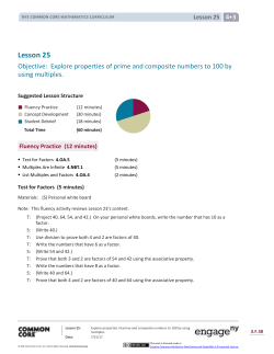 List Multiples and Factors (2 minutes)