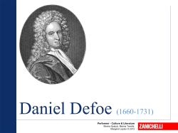 Daniel Defoe