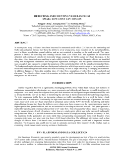 detecting and counting vehicles from small low-cost uav