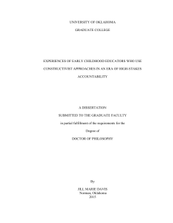 Doctoral Dissertation Template