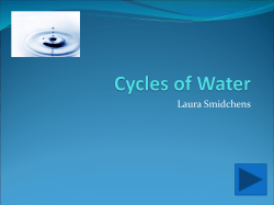 Power Point Presentation on the Cycles of Water