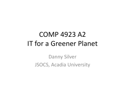 COMP 2903 Course Overview