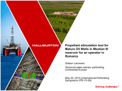 IPS-15-29 Propellant Stimulatio Tool for mature oil well