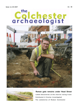 Roman gate remains under Head Street